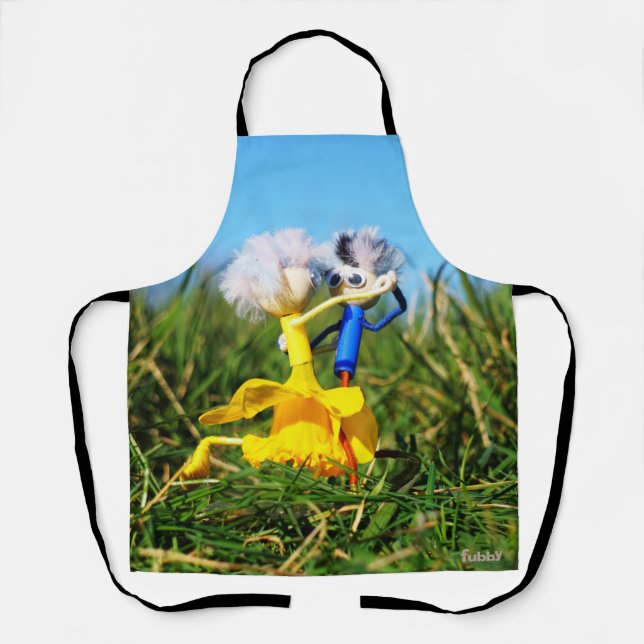 Fubby dolls dancing with Narcissendress. Apron (Front)