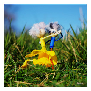 Fubby dolls dancing with Narcissendress. Poster