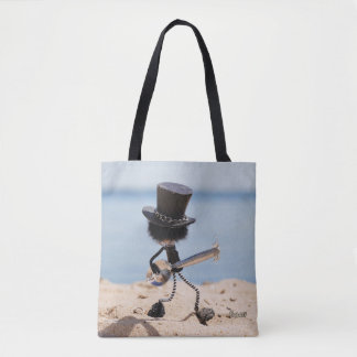 Fubby guitarist with Slash look alike hat. Tote Bag