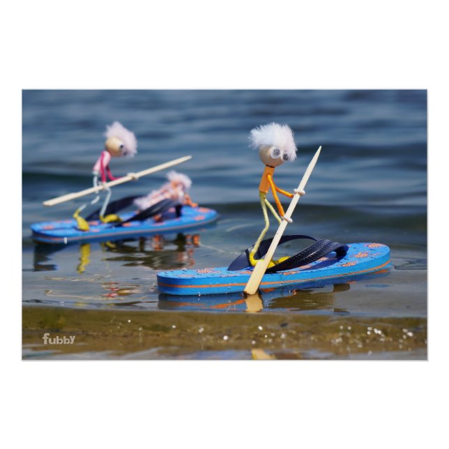 Fubby's on the peddelboard that's a teat lipper. poster (Front)