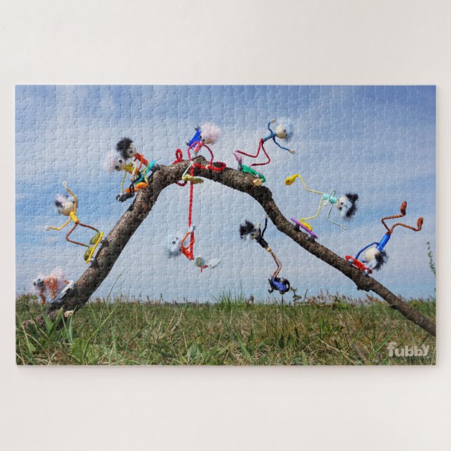 Fubby's skating and performing stunts. jigsaw puzzle (Horizontal)