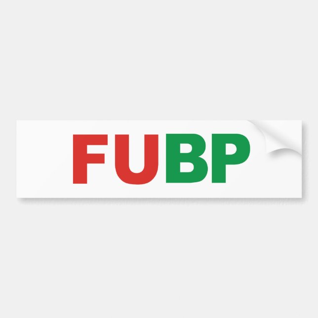 FUBP BUMPER STICKER (Front)