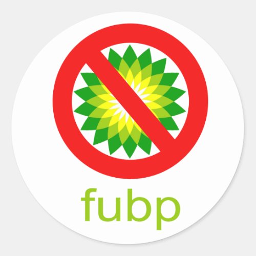 FUBP CLASSIC ROUND STICKER