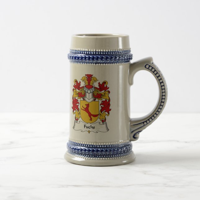 Fuchs Family Crest Beer Stein (Right)