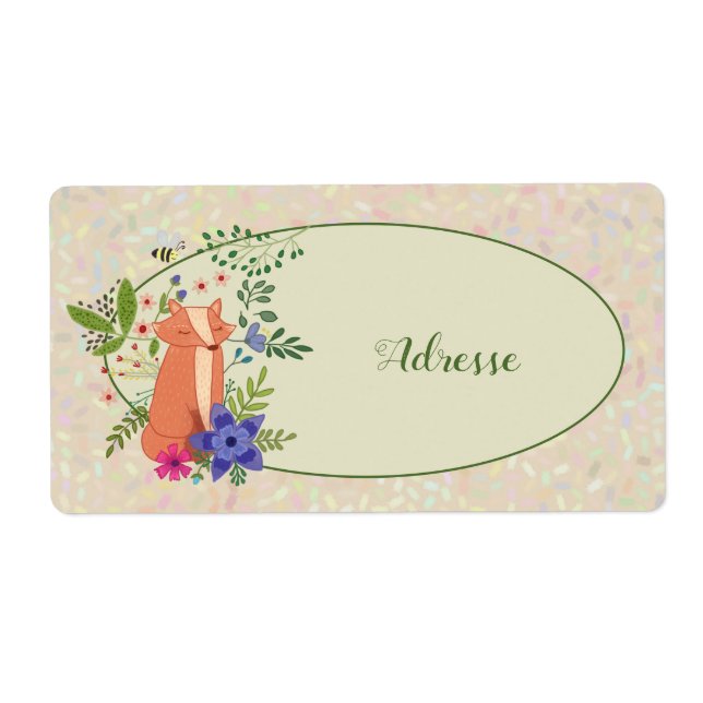 Fuchs im Wald  Label (Front)