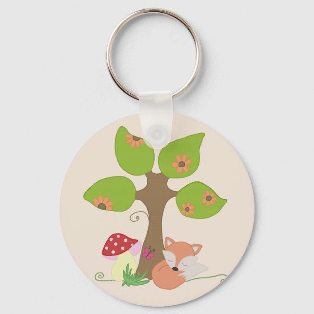 Fuchs unterm Baum  Keychain (Front)