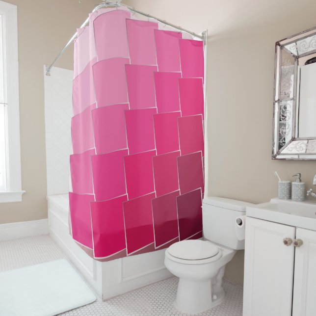 fuchsia 11 shower curtain (In Situ)