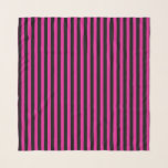 Fuchsia and black candy stripes scarf<br><div class="desc">Fuchsia and black candy stripes</div>
