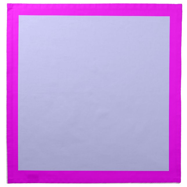 Fuchsia and Periwinkle Napkins (Front)