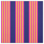 Fuchsia and yellow stripes with navy blue fabric