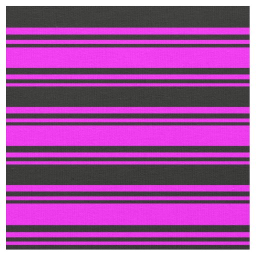 Fuchsia & Black Pattern Fabric