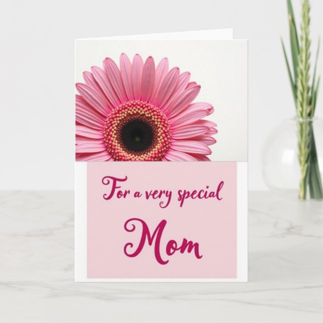 Fuchsia Blossom Mom Card (Front)