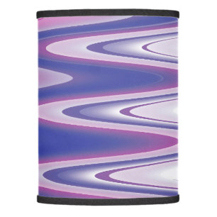 Fuchsia blue gray lamp shade