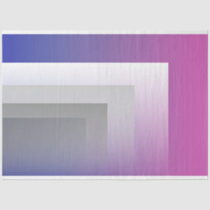 Fuchsia blue gray tissue paper