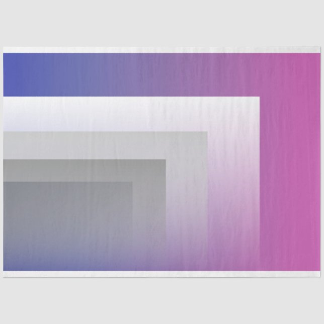 Fuchsia blue gray tissue paper (Front)