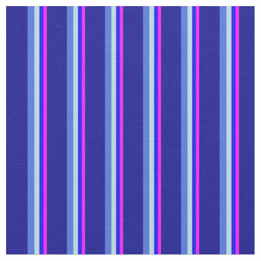 Fuchsia, Blue, Powder Blue, Royal Blue & Dark Blue Fabric