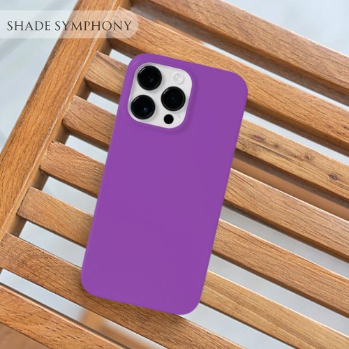 Fuchsia Blue Purple One of Best Solid Violet Shade Case_Mate iPhone 14 Pro Max Case