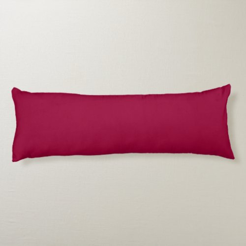 Fuchsia Burgundy solid plain color Body Pillow