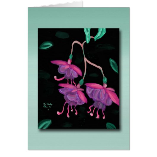 Fuchsia card (Front)
