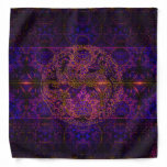 Fuchsia Dragon Tapestry Abstract Art Bandana