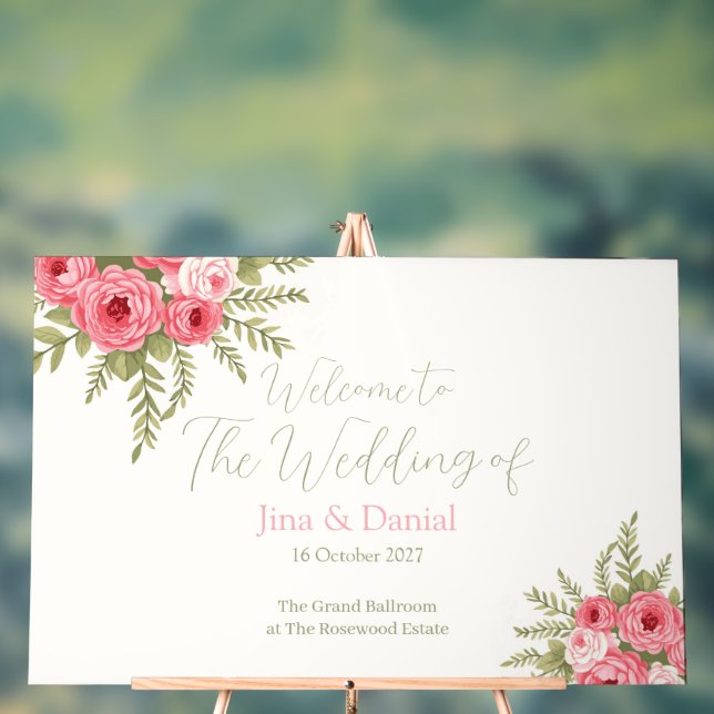 Fuchsia Dream Acrylic Sign (Neutral)