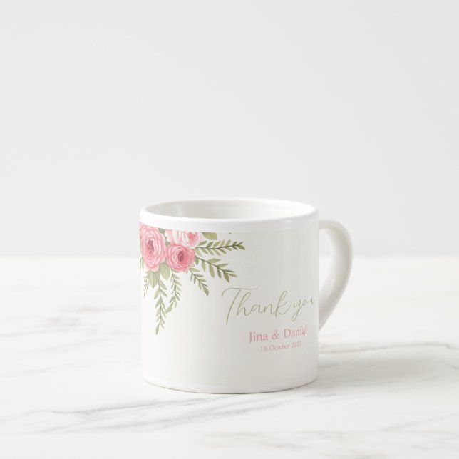 Fuchsia Dream Espresso Cup (Front Right)