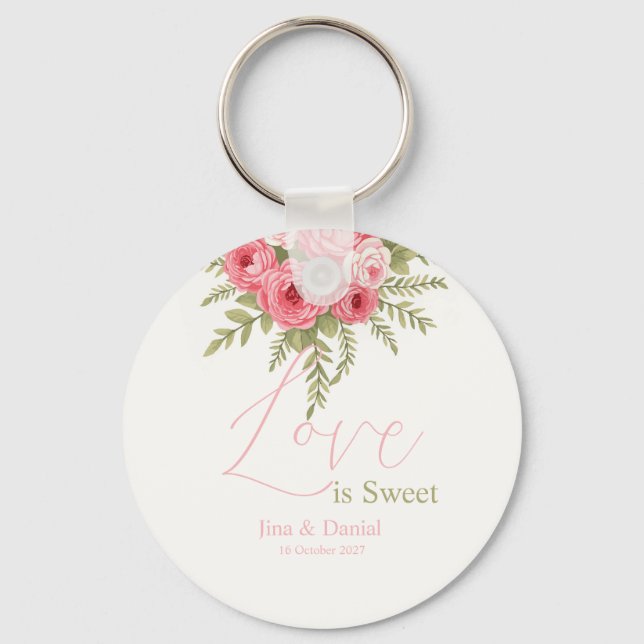 Fuchsia Dream Keychain (Front)