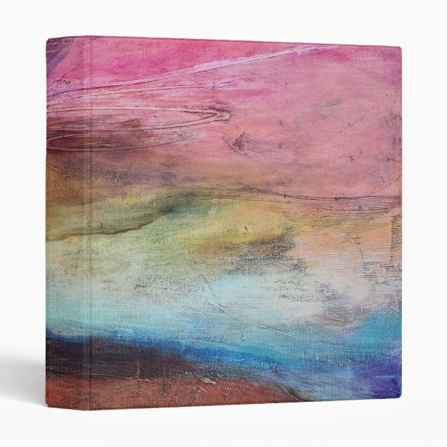 Fuchsia Expression 3 Ring Binder (Front/Spine)