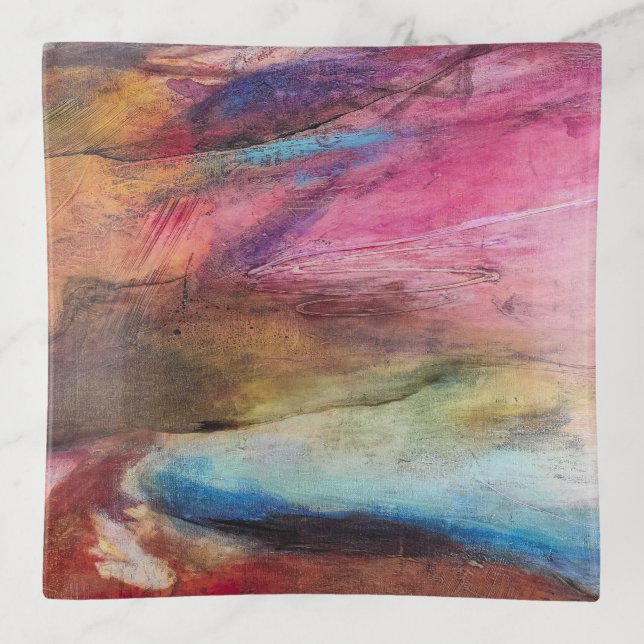 Fuchsia Expression Trinket Tray (Front)