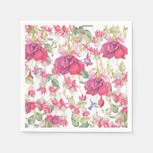 Fuchsia Fantasy Paper Napkins