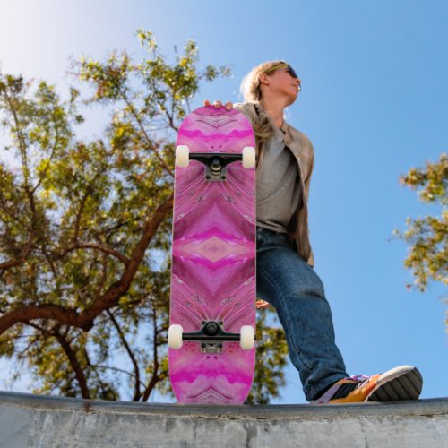 Fuchsia fantasy   skateboard