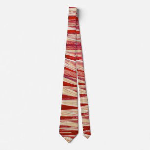 Fuchsia Feather Fringe Neck Tie