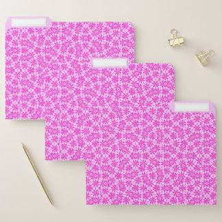 Fuchsia Flowers File Folder