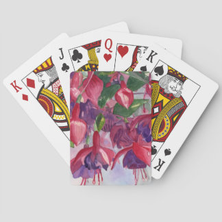 Fuchsia Frenzy Poker Cards