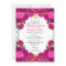 Fuchsia & Gold Floral Quinceanera Birthday