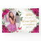 Fuchsia Hot Pink Roses Floral Quinceañera Photo