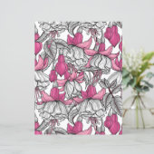 Fuchsia in white and pink (Standing Front)