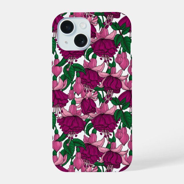 Fuchsia Iphone Case (Back)