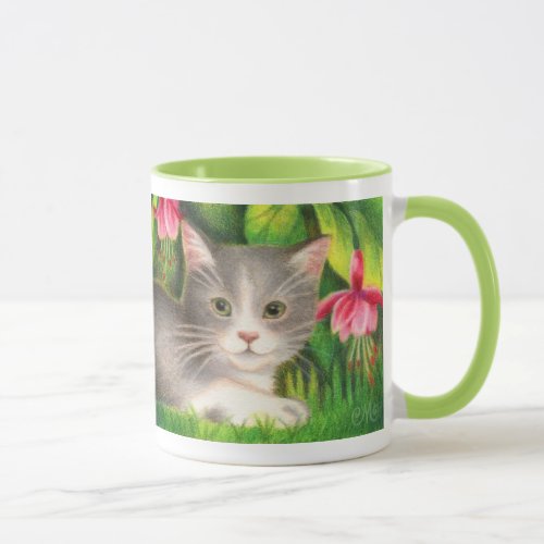 "Fuchsia Kitten" Mug