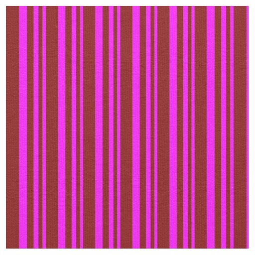 Fuchsia & Maroon Colored Pattern of Stripes Fabric