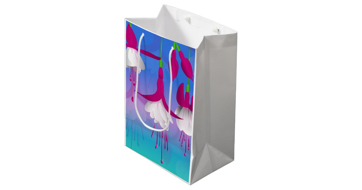 Fuchsia Medium Gift Bag | Zazzle.com