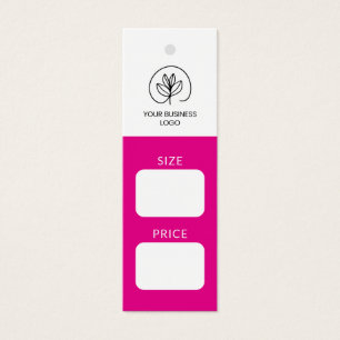 Fuchsia Modern Handmade Clothing Size & Price Tag