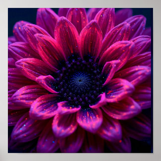 Fuchsia Nebula Poster