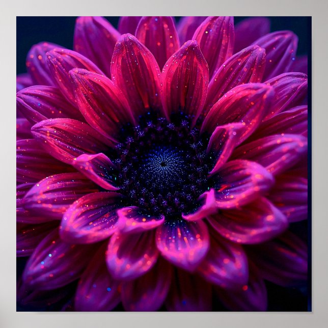 Fuchsia Nebula Poster (Front)