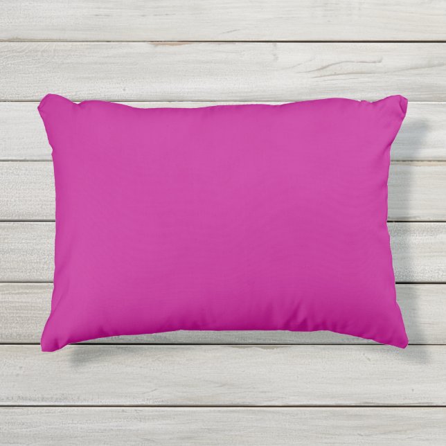 Fuchsia Outdoor Pillow (Front)