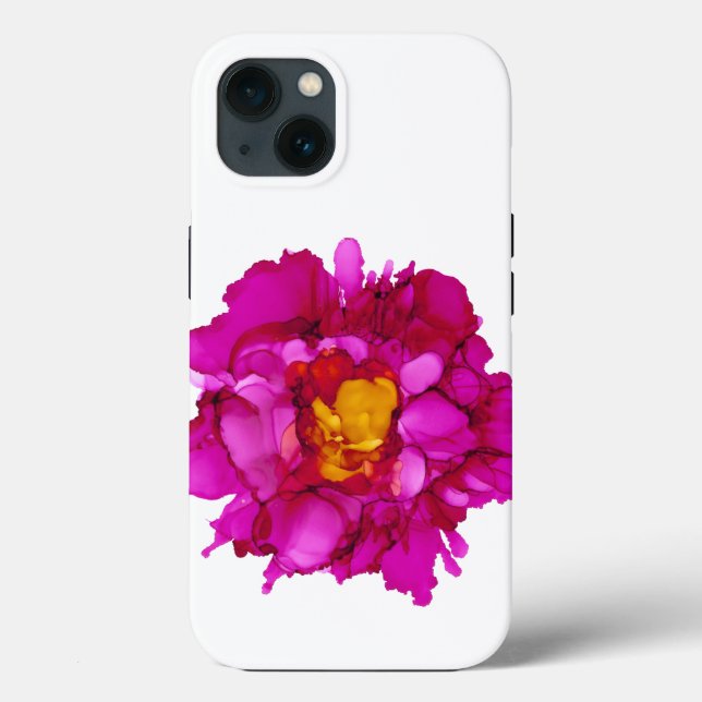 Fuchsia Peony--customizable!! Case-Mate iPhone Case (Back)