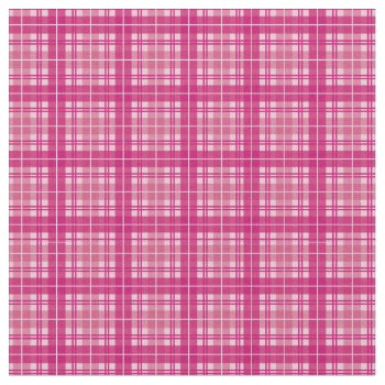 Fuchsia Pink Bright Gingham Plaid Tartan Fabric by LifeOfRileyDesign at Zazzle