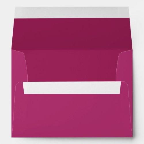 Fuchsia Pink Custom Invitation Envelope