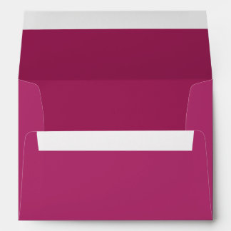 Fuchsia Pink Custom Invitation Envelope
