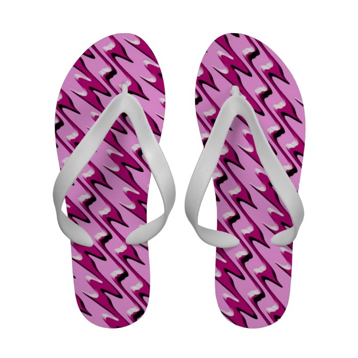 Fuchsia Polar Ice Cap Flip Flops